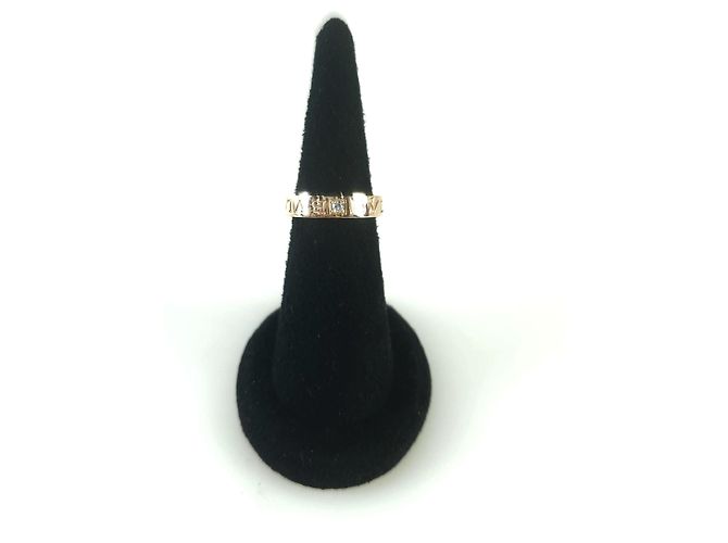 Bulgari Essential BB Diamond Band Ring Black