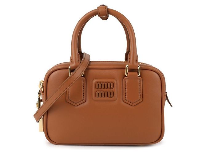 Miu Miu Bolsa de couro Marrom