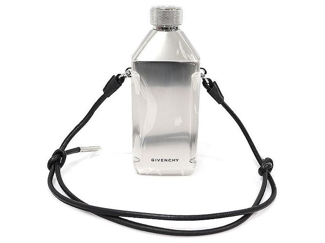 Givenchy Botella de agua FLASK con tapa negra limitada Negro