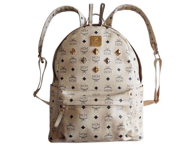 MCM Visetos Stark Backpack Brown