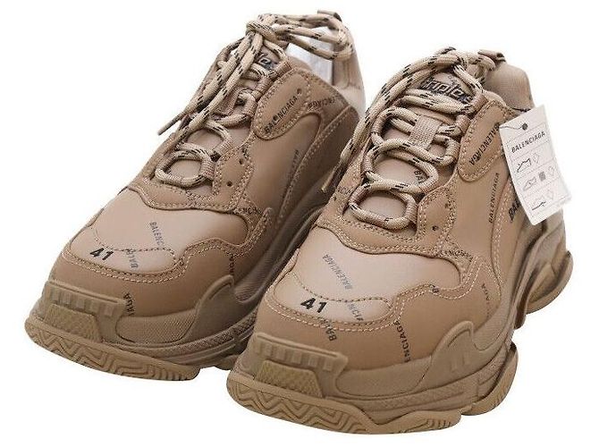 Balenciaga Logo Totale Dimensione Tripla Multicolore