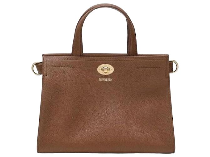 Burberry Mini Cotswold Tote Braun