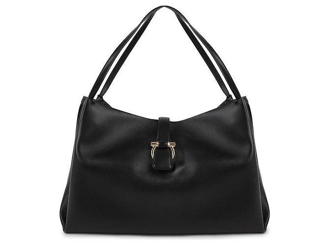 Salvatore Ferragamo Bolsa Tote Gancini Preto