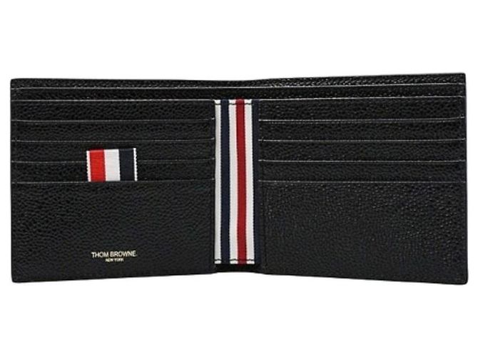 Thom Browne Pebble Leather Wallet Black