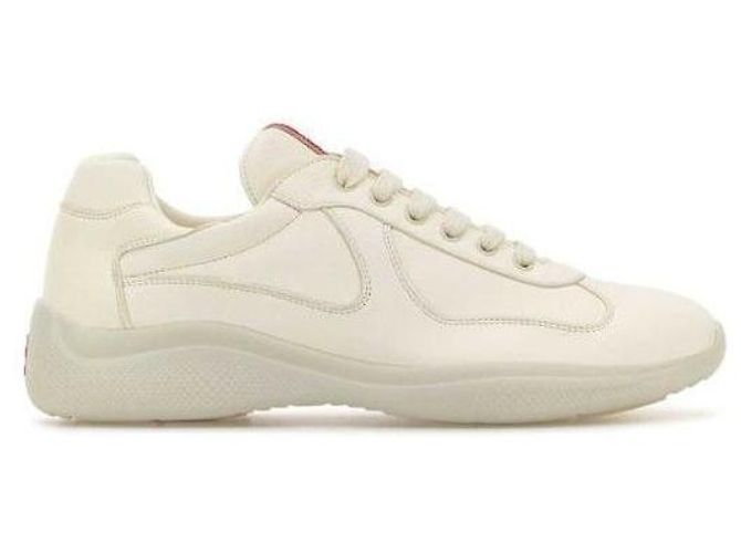 Prada Baskets en cuir Americas Cup