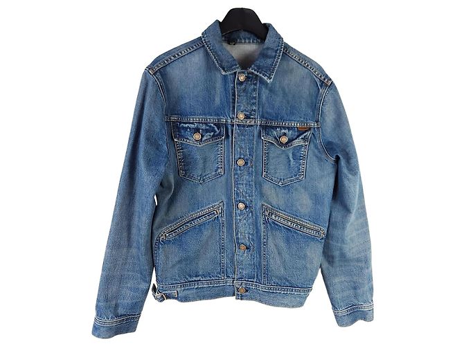 Tom Ford Denim Trucker Jacket Blue