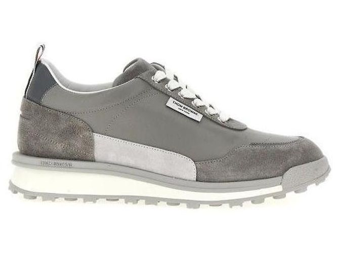 Thom Browne Sneaker aus Kalbsleder Braun