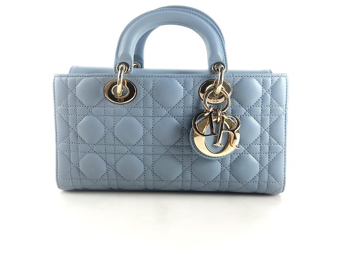 Borsa Lady Dior Joy Tote Blu