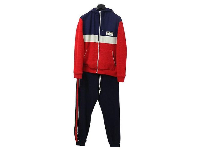 Gucci Wool Anorak Setup Training Suit Red