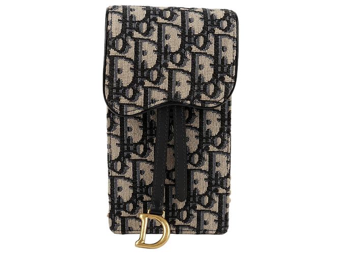 Saddle Dior Pochette verticale a sella e borsa a tracolla Bianco 