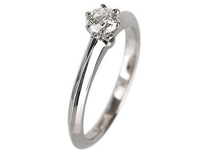 Tiffany & Co Setting Wedding Ring Platinum Diamond Size Multiple colors