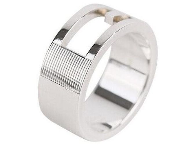 Gucci Logo Ring Silber 