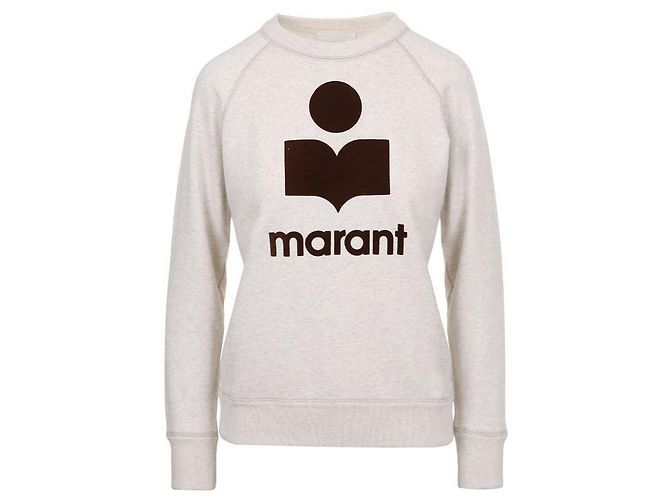 Isabel Marant Ecru Sweatshirt Millyny Weiß 