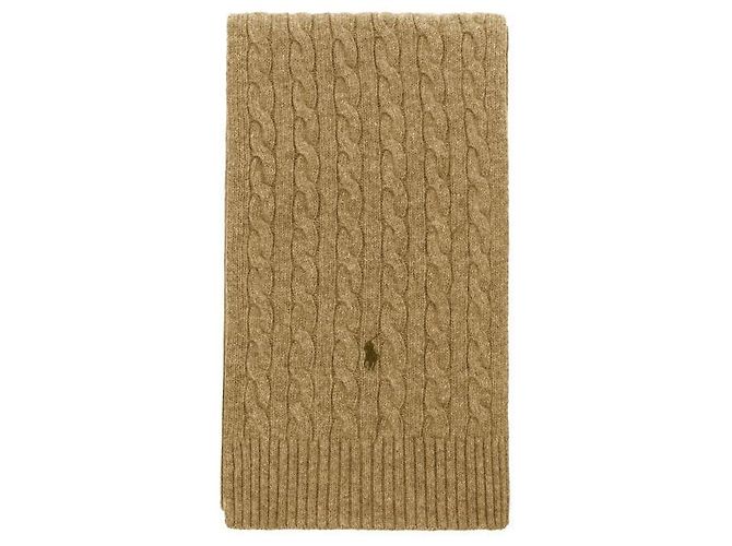 Ralph Lauren Pony-Strickschal Orange 