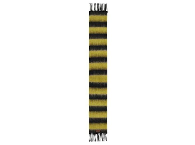 Marni Sciarpa in mohair a righe D'oro 