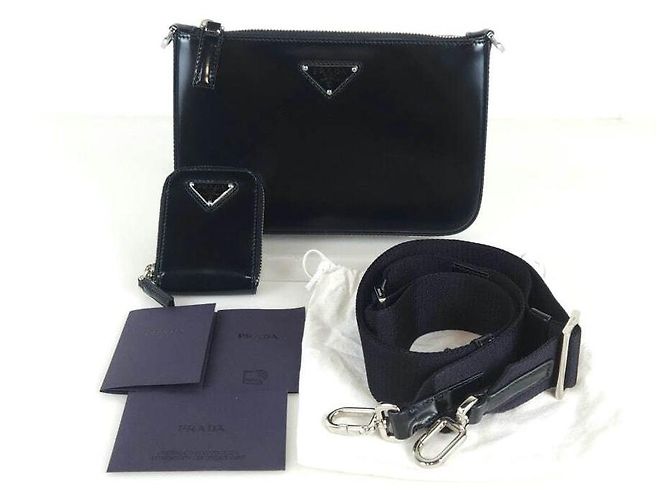 Prada Bolso de hombro cepillado Multicolor