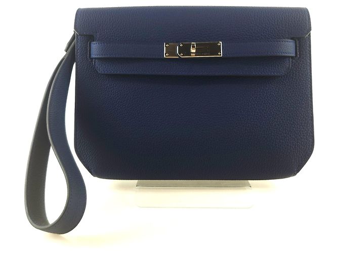 Hermès Borsa Clutch Depeche Kelly Nero