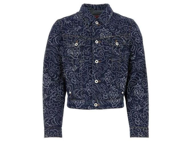 Kenzo Star Tiger Trucker Jacket DM Black