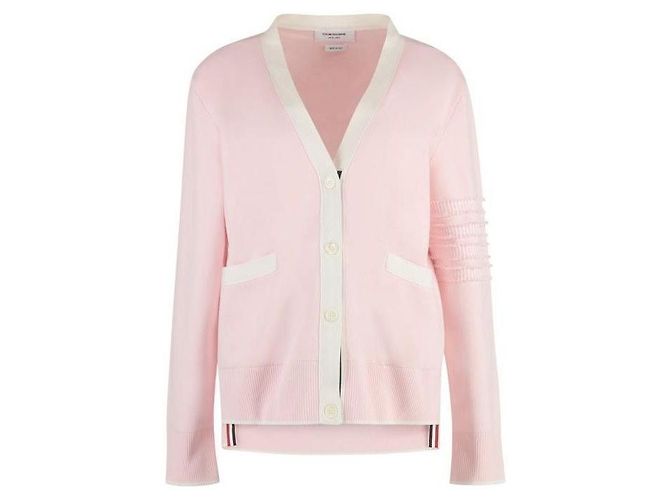 Thom Browne Bar Baumwollstrickjacke