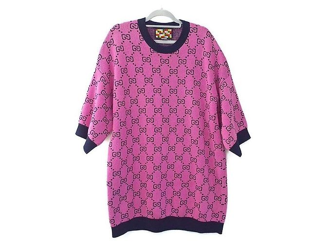 Gucci Rosa Strick mit Ärmeln Pink 