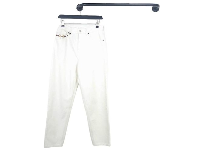 Gucci Horsebit-Hosen Silber