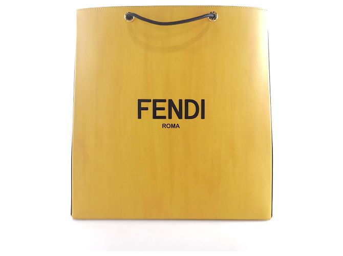 Fendi Borsa tote con logo D'oro