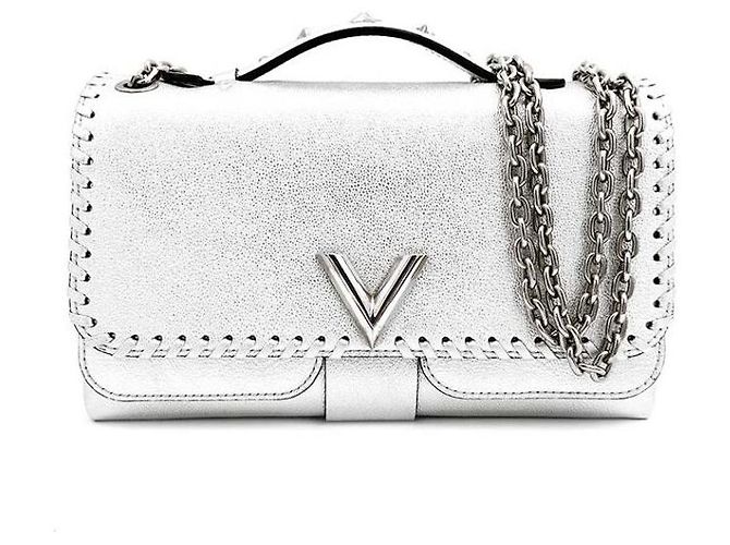 Twist Louis Vuitton Bolso de Hombro Berry Chain Plata
