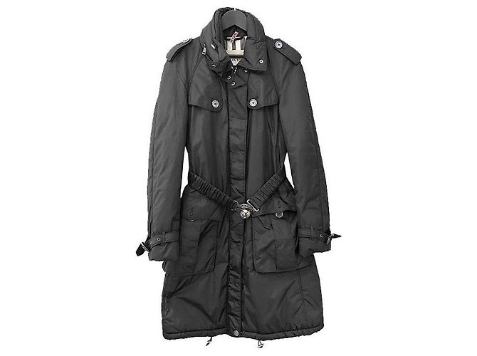Burberry Langer Pullover Schwarz Synthetisch