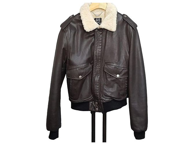 Alexander Mcqueen Shearling Leather Jacket Multiple colors