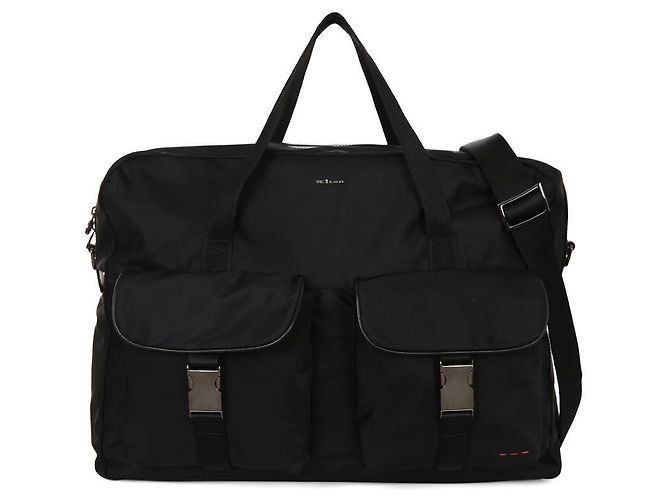 Kiton Nylon Reisetasche Schwarz