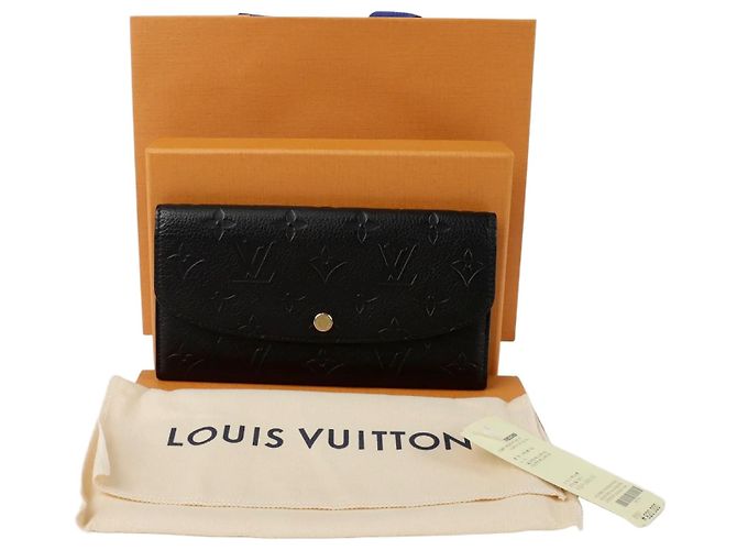 Louis Vuitton Portafoglio Lungo Emily Nero