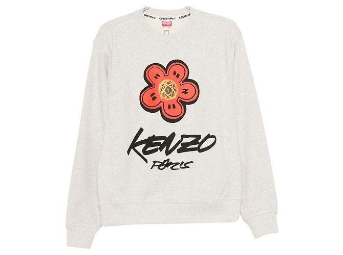 Kenzo Sweatshirt mit Blumenmuster Mehrfarben 