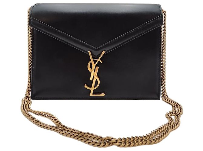 Saint Laurent Bolsa de Ombro Cassandra Chain Multicor