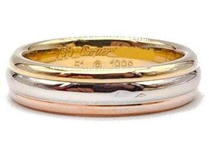 Cartier Anillo Trinity Bandi Blanco