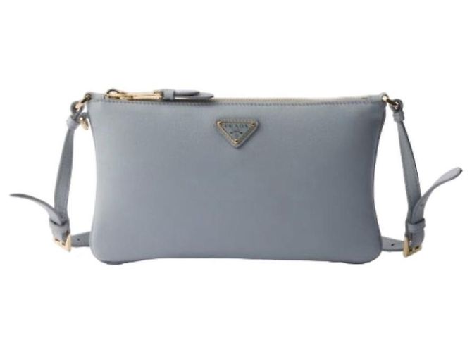 Prada Bolsa de ombro de couro Marrom