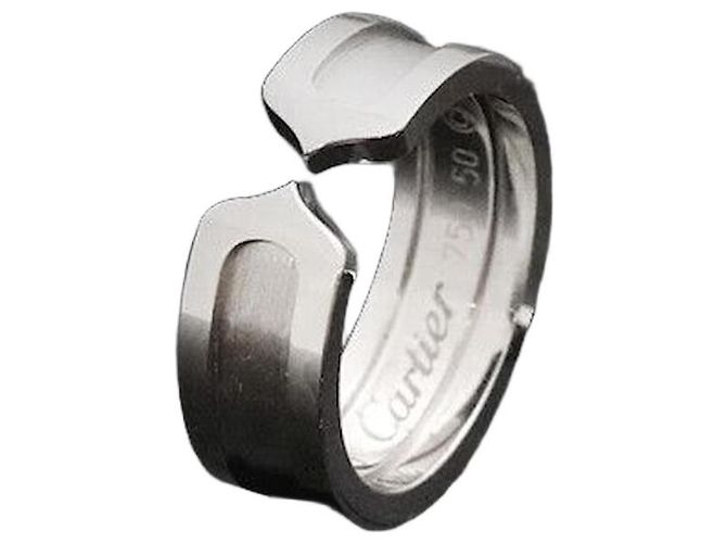 Cartier Doppelring Weißgold Größe