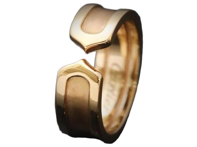 Cartier Double Ring Rose Gold Size