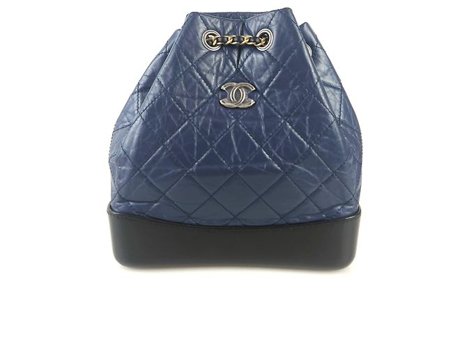 Chanel Gabrielle Backpack Blue