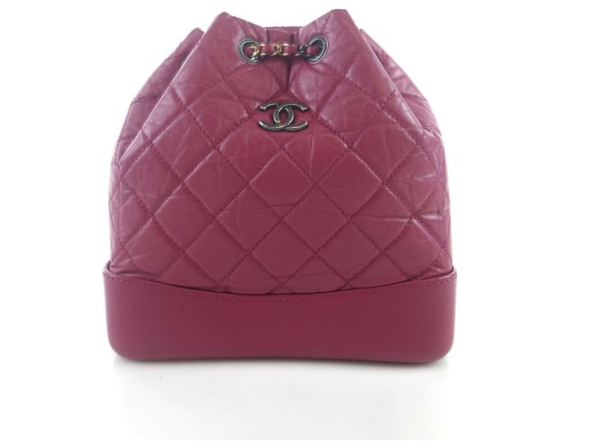 Chanel Gabrielle Backpack Red