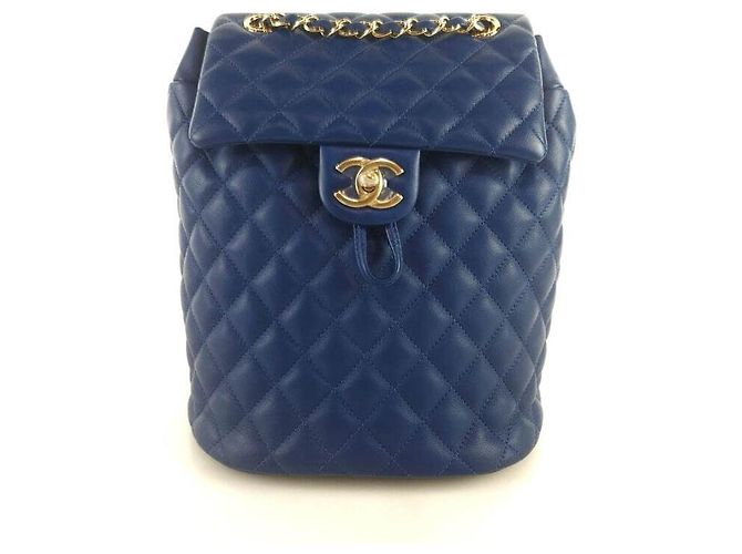 Chanel Urban Spirit Backpack Blue