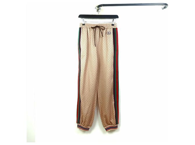 Gucci Interlocking Web Jogger Pants Orange