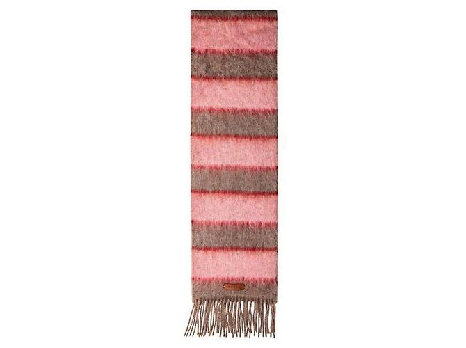 Marni Sciarpa in mohair a righe Rosso 