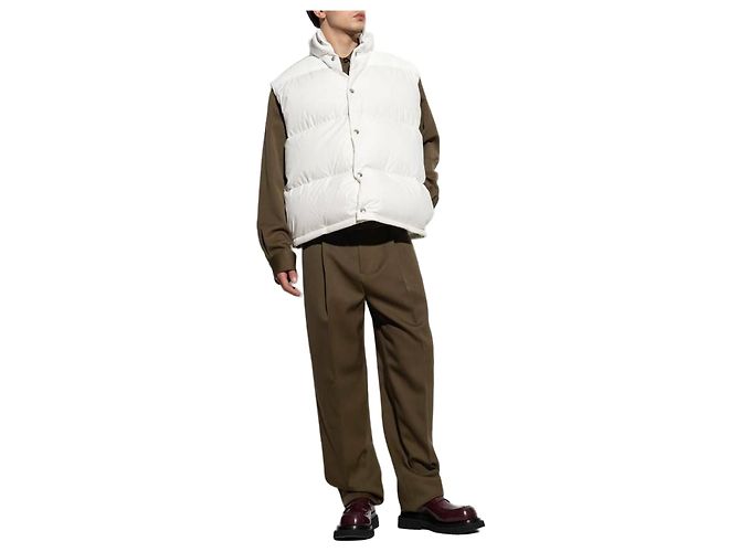 Bottega Veneta Chaleco acolchado de popelina helada Multicolor