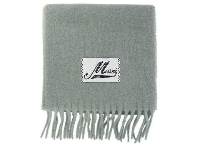 Marni Bufanda de alpaca Castaño