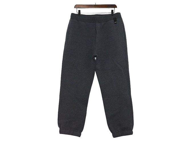 Fendi Pantalones jogger de algodón gris Castaño 