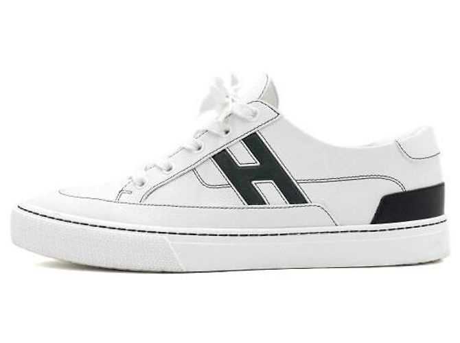 Hermès Baskets Blanches Profondes pour Hommes