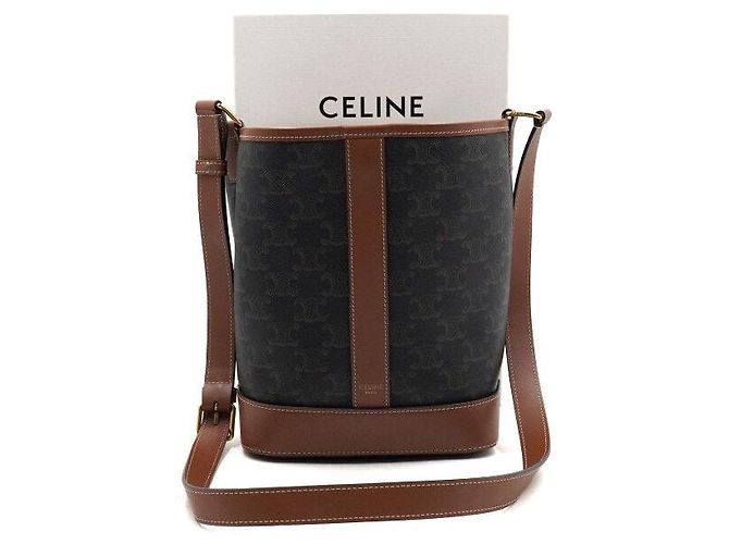 Céline Borsa a secchiello Triomphe piccola a spalla e borsa a tracolla Multicolore 