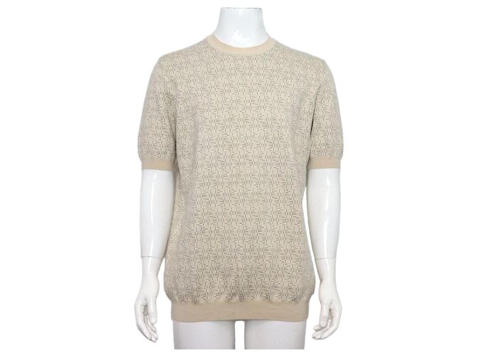 Fendi Strickpullover mit Rundhalsausschnitt und FF-Logo für Herren