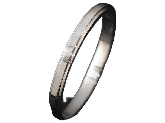 Cartier Damur Hochzeitsring aus Platin Schwarz