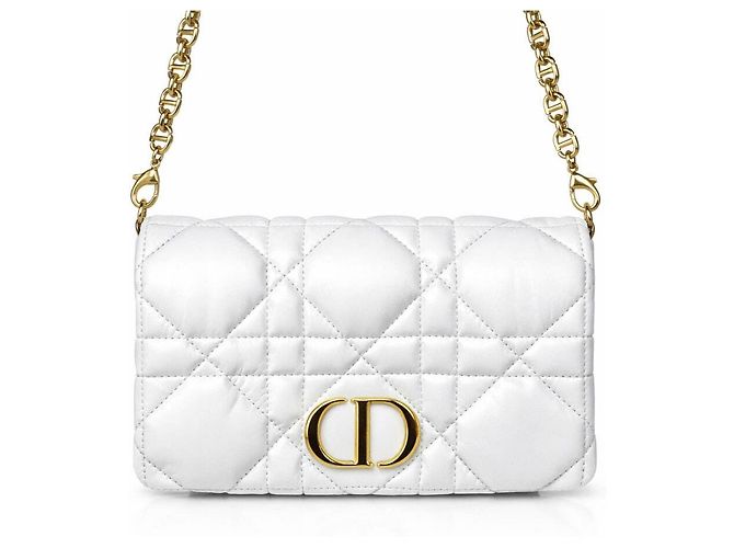 Dior Borsa a Spalla Canoe Macro Cannage Argento